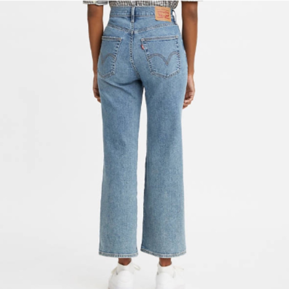 HIGH RISE CROPPED FLARE WOMEN'S JEANS SZ22W